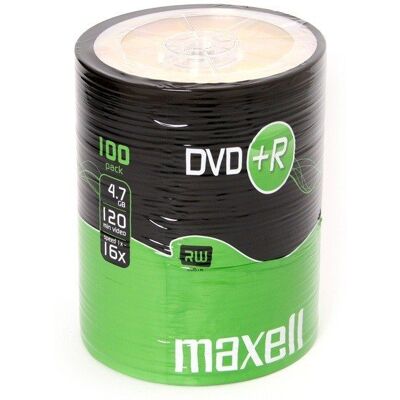 Maxell płyta DVD+R 4,7 16x szpindel 100 Maxell płyta DVD+R 4,7 16x szpindel 100