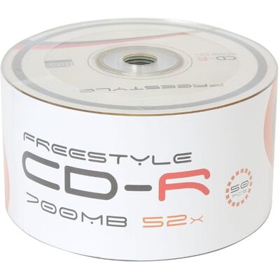 Freestyle CD-R 700MB 52X - Dyski CD-R - 50 Sztuk Freestyle CD-R 700MB 52X - Dyski CD-R - 50 Sztuk