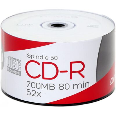 Płyta CD-R Omega, do jednokrotnego zapisu, 700MB, szpindel 50 sztuk Płyta CD-R Omega, do jednokrotnego zapisu, 700MB, szpindel 50 sztuk