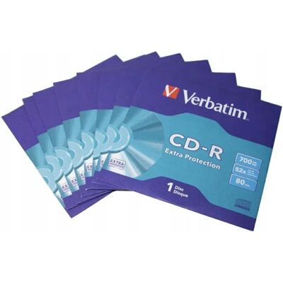 Inny producent Płyta Cd-R Verbatim Extra Protection 700mb 52x 1szt 43843 Inny producent Płyta Cd-R Verbatim Extra Protection 700mb 52x 1szt 43843