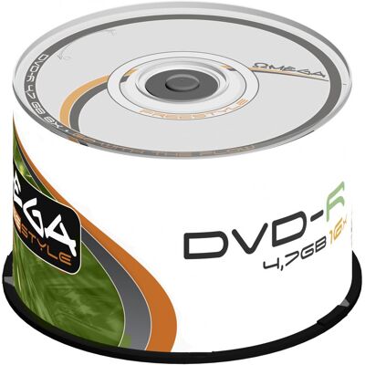 Inny producent Płyta DVD-R Omega Freestyle, do jednokrotnego zapisu, 4.7 GB, cake box, 50 sztuk Inny producent Płyta DVD-R Omega Freestyle, do jednokrotnego zapisu, 4.7 GB, cake box, 50 sztuk