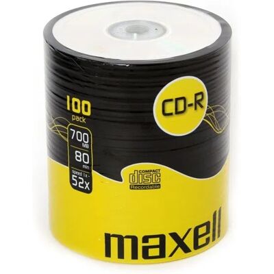 Płyty Cd-R Maxell, 700 Mb, 52x, 100 Szt. Płyty Cd-R Maxell, 700 Mb, 52x, 100 Szt.