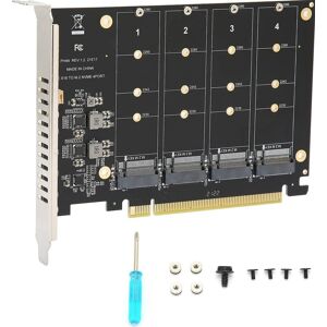 ADAPTER KARTA ROZSZERZEŃ M.2 PCIE X16 4 PORTY NVME SSD DYSK ADAPTER KARTA ROZSZERZEŃ M.2 PCIE X16 4 PORTY NVME SSD DYSK