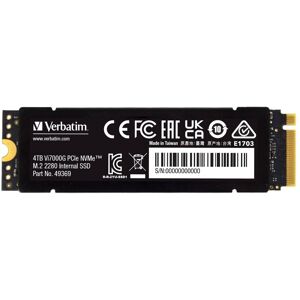 Dysk Ssd Verbatim Vi7000G 4Tb M2 Pcie Gen4 Nvme 2280 (49369) Dysk Ssd Verbatim Vi7000G 4Tb M2 Pcie Gen4 Nvme 2280 (49369)