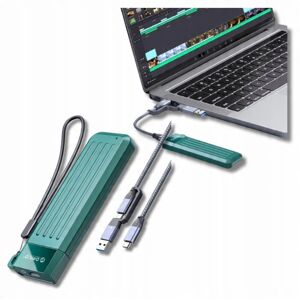 Inny producent Obudowa Usb 3.2 Gen 2 Typ C Na Dysk Ssd M.2 Nvme Do 10 Gbps Aluminium Green Inny producent Obudowa Usb 3.2 Gen 2 Typ C Na Dysk Ssd M.2 Nvme Do 10 Gbps Aluminium Green