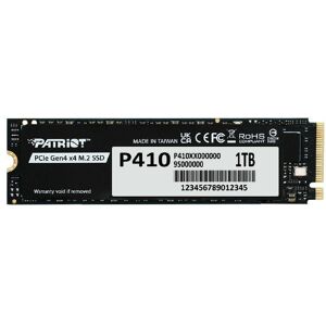 Inny producent Patriot Dysk SSD 1TB P410 PCIe M.2 Gen4 x4 NVMe 1.4 2280 5000/4500MB/s Inny producent Patriot Dysk SSD 1TB P410 PCIe M.2 Gen4 x4 NVMe 1.4 2280 5000/4500MB/s