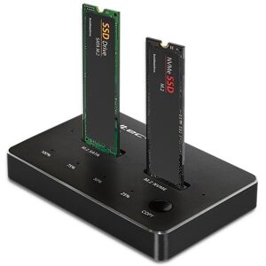 Qoltec Stacja dokująca dysków SSD M.2 NVMe SATA USB-C DUAL 2 x 2TB Qoltec Stacja dokująca dysków SSD M.2 NVMe SATA USB-C DUAL 2 x 2TB