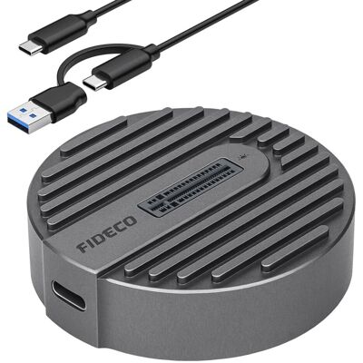 Reagle Adapter SSD NVME PCIe SATA NGFF 2w1 kieszeń dysk M.2 USB 3.2 USB-C 10 Gb/s Reagle Adapter SSD NVME PCIe SATA NGFF 2w1 kieszeń dysk M.2 USB 3.2 USB-C 10 Gb/s