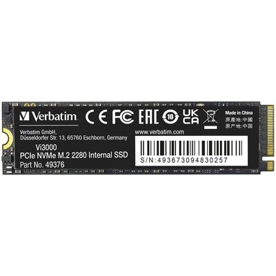 Dysk Ssd Verbatim Vi3000 512Gb M2 Pcie Gen3 Nvme 2280 (49374) Dysk Ssd Verbatim Vi3000 512Gb M2 Pcie Gen3 Nvme 2280 (49374)