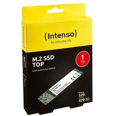 Dysk Wewnętrzny Intenso Top Ssd 1Tb M.2 2280 Sata Iii Em Dysk Wewnętrzny Intenso Top Ssd 1Tb M.2 2280 Sata Iii Em