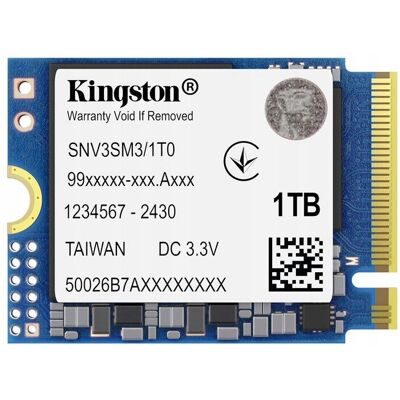 Inny producent Kingston DYSK SSD 1000G NV3 M.2 2230 PCIe 4.0 NVMe Inny producent Kingston DYSK SSD 1000G NV3 M.2 2230 PCIe 4.0 NVMe