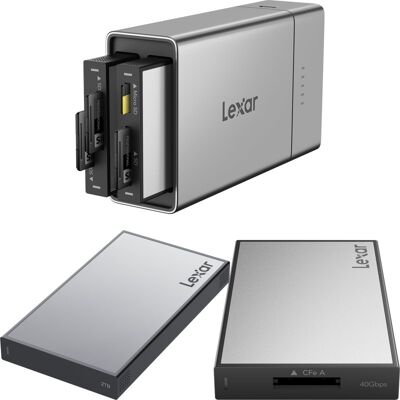 Lexar Professional Workflow Go z czytnikiem CFexpress 4.0 Type A i dyskiem 2TB SSD Lexar Professional Workflow Go z czytnikiem CFexpress 4.0 Type A i dyskiem 2TB SSD