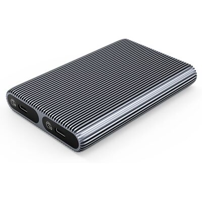 Obudowa zewnętrzna na dwa dyski SSD M.2 (NVMe) ORICO USB-C 3.2 10Gb/s - szara Obudowa zewnętrzna na dwa dyski SSD M.2 (NVMe) ORICO USB-C 3.2 10Gb/s - szara