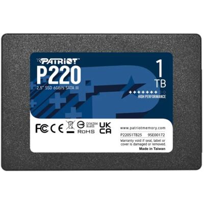 Patriot P220 1TB SATA3 2.5 Patriot P220 1TB SATA3 2.5