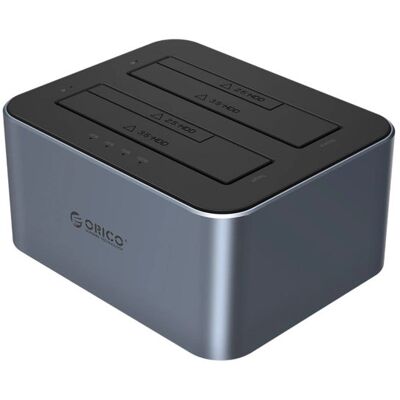 Stacja dokująca na 2 x dysk 2,5'/3,5' HDD/SSD ORICO z funkcją klonowania offline (6626C3-C-V1) Stacja dokująca na 2 x dysk 2,5'/3,5' HDD/SSD ORICO z funkcją klonowania offline (6626C3-C-V1)