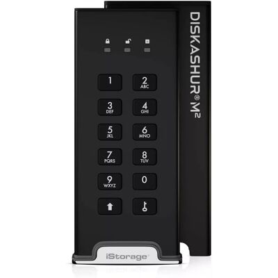 Szyfrowany dysk SSD iStorage diskAshur M2 1TB USB 3.2 AES 256-bit Szyfrowany dysk SSD iStorage diskAshur M2 1TB USB 3.2 AES 256-bit
