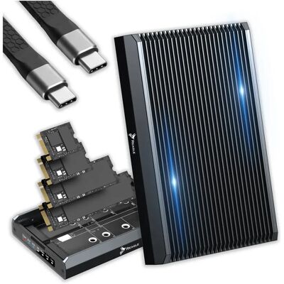 Reagle Obudowa Do Dysków Raid M.2 Ssd Nvme Sata 20gbps Usb-C Adapter Klonowanie Reagle Obudowa Do Dysków Raid M.2 Ssd Nvme Sata 20gbps Usb-C Adapter Klonowanie
