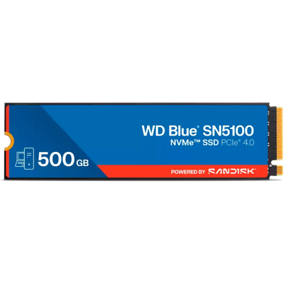 Inny producent Ssd Wd Blue Sn5100 500gb M.2 2280 Pcie Gen4 X4 Nvme Qlc 3d, Read/write: 6600/5600 Mbps, Iops 660k/1100k, Tbw: 300 Inny producent Ssd Wd Blue Sn5100 500gb M.2 2280 Pcie Gen4 X4 Nvme Qlc 3d, Read/write: 6600/5600 Mbps, Iops 660k/1100k, Tbw: 300