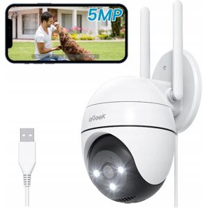 ieGeek 5MPx OBROTOWA KAMERA ZEWNĘTRZNA IP WIFI 4X ZOOM DETEKCJA AUDIO ALARM 64GB ieGeek 5MPx OBROTOWA KAMERA ZEWNĘTRZNA IP WIFI 4X ZOOM DETEKCJA AUDIO ALARM 64GB