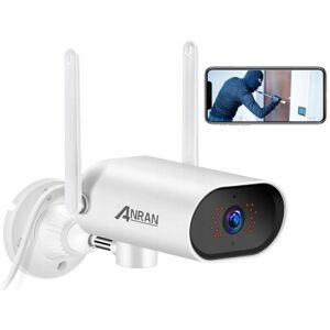 Inny producent Anran B04 kamera nadzorująca WiFi HD 1080P z detekcją ruchu biała kamera Inny producent Anran B04 kamera nadzorująca WiFi HD 1080P z detekcją ruchu biała kamera