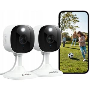 Inny producent AOQEE Kamera 2K Zewnętrzna Wewnętrzna IP65 WiFi Nocny Tryb Kolorowy Inny producent AOQEE Kamera 2K Zewnętrzna Wewnętrzna IP65 WiFi Nocny Tryb Kolorowy