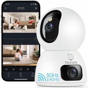 Inny producent BLURAMS Kamera 2K+2K Wewnętrzna 360° Dwukierunkowy Dźwięk WiFi Alexa Inny producent BLURAMS Kamera 2K+2K Wewnętrzna 360° Dwukierunkowy Dźwięk WiFi Alexa