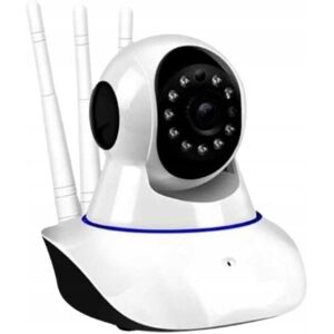 Inny producent Generico TELECAMERA IP HD 720P WIRELESS biała z 3 antenami Inny producent Generico TELECAMERA IP HD 720P WIRELESS biała z 3 antenami