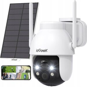 Inny producent IEGEEK 2K 3MP Solar 360° PTZ Outdoor Camera IP65 WiFi 2.4GHz Inny producent IEGEEK 2K 3MP Solar 360° PTZ Outdoor Camera IP65 WiFi 2.4GHz