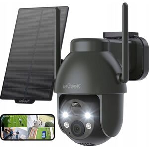 Inny producent IEGEEK Kamera Zewnętrzna 2K 3MP Solar 360° PTZ Bezprzewodowa IP65 Audio Inny producent IEGEEK Kamera Zewnętrzna 2K 3MP Solar 360° PTZ Bezprzewodowa IP65 Audio