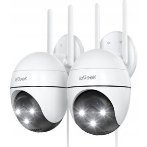Inny producent IEGEEK KAMERA ZEWNĘTRZNA 2K WLAN 360° PTZ DETEKCJA RUCHU 2PCS Inny producent IEGEEK KAMERA ZEWNĘTRZNA 2K WLAN 360° PTZ DETEKCJA RUCHU 2PCS