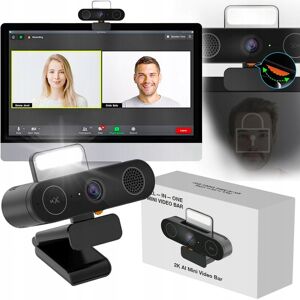 Electronica4u Kamera internetowa AI 3w1 2K 2560*1440 30fps USB C Kamerka mikrofon głośnik Electronica4u Kamera internetowa AI 3w1 2K 2560*1440 30fps USB C Kamerka mikrofon głośnik