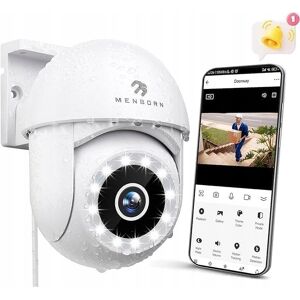 Inny producent Kamera monitoringowa zewnętrzna 2,5 K/4 MP, Menborn G12, biała Inny producent Kamera monitoringowa zewnętrzna 2,5 K/4 MP, Menborn G12, biała