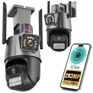 Inny producent KAMERA PODWÓJNA ZEWNĘTRZNA OBROTOWA WIFI IP FULL HD MIKROFON Inny producent KAMERA PODWÓJNA ZEWNĘTRZNA OBROTOWA WIFI IP FULL HD MIKROFON