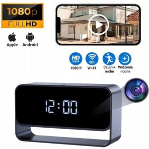brak danych Mini kamera WiFi IP ukryta w zegarze na podstawce - Full HD 1080p brak danych Mini kamera WiFi IP ukryta w zegarze na podstawce - Full HD 1080p