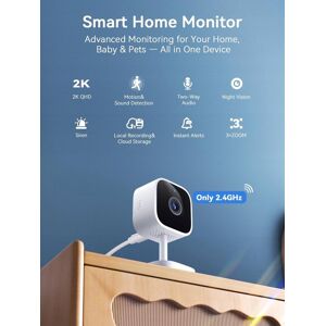 Inny producent OUTINPUT Kamera Wewnętrzna 2K WiFi IR Nocna Detekcja Ruchu Dźwięku Audio Inny producent OUTINPUT Kamera Wewnętrzna 2K WiFi IR Nocna Detekcja Ruchu Dźwięku Audio
