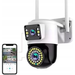 Azaris PODWÓJNA KAMERA WIFI IP SMART ZEWNĘTRZNA OBROTOWA 4MPX DETEKCJA ALARM Azaris PODWÓJNA KAMERA WIFI IP SMART ZEWNĘTRZNA OBROTOWA 4MPX DETEKCJA ALARM