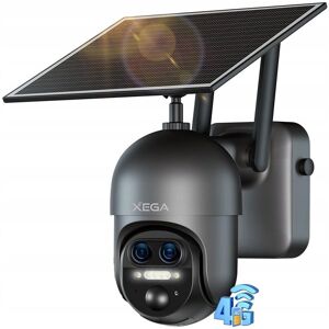 Inny producent XEGA 4G LTE Kamera Zewnętrzna 2K 3MP Bezprzewodowa Solarna Bez WiFi Inny producent XEGA 4G LTE Kamera Zewnętrzna 2K 3MP Bezprzewodowa Solarna Bez WiFi