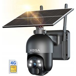 Inny producent XEGA Kamera Zewnętrzna SIM Bezprzewodowa Solarna PTZ 2K IP66 3G/4G LTE Inny producent XEGA Kamera Zewnętrzna SIM Bezprzewodowa Solarna PTZ 2K IP66 3G/4G LTE