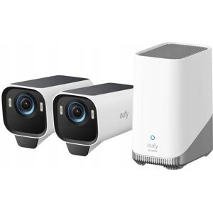 Eufy eufyCam S3 Pro Zestaw 2 Kamer IP Bezpieczeństwo na Zewnątrz 3840 x 2160 pikseli Ściana Eufy eufyCam S3 Pro Zestaw 2 Kamer IP Bezpieczeństwo na Zewnątrz 3840 x 2160 pikseli Ściana