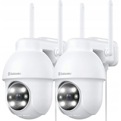 Inny producent Kamera 2 szt. WiFi PTZ 2K Ultra HD, Kolorowy Noktowizor, Syrena IP65 Inny producent Kamera 2 szt. WiFi PTZ 2K Ultra HD, Kolorowy Noktowizor, Syrena IP65