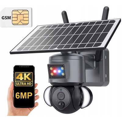 Inny producent Kamera 6mp Dual Fhd Gsm Sim Solar 4g Fotopułapka Podgląd Na Telefon Ir Inny producent Kamera 6mp Dual Fhd Gsm Sim Solar 4g Fotopułapka Podgląd Na Telefon Ir