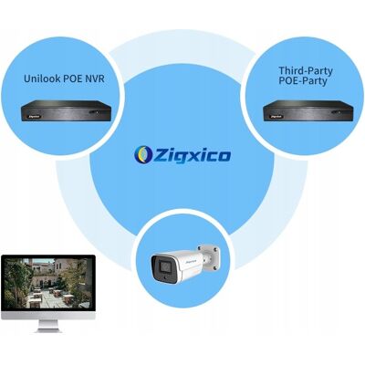 Inny producent MONITORING KAMERA ZEWNĘTRZNA IP POE 5Mpx TUYA Inny producent MONITORING KAMERA ZEWNĘTRZNA IP POE 5Mpx TUYA