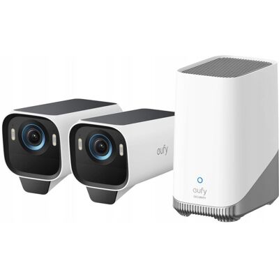 Eufy eufyCam S3 Pro Zestaw 2 Kamer IP Bezpieczeństwo na Zewnątrz 3840 x 2160 pikseli Ściana Eufy eufyCam S3 Pro Zestaw 2 Kamer IP Bezpieczeństwo na Zewnątrz 3840 x 2160 pikseli Ściana