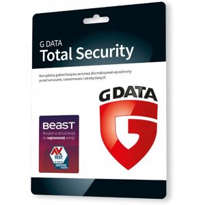 G Data Total Security Karta Klucz - 1 PC 1 rok G Data Total Security Karta Klucz - 1 PC 1 rok