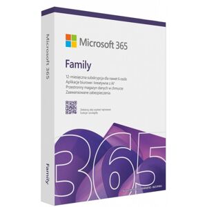 Microsoft M365 Family PL 1Y 6U Win/Mac EP2-32382 Microsoft M365 Family PL 1Y 6U Win/Mac EP2-32382