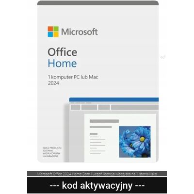 Microsoft Office 2024 Home Dom i Uczeń licencja wieczysta na 1 stanowisko Microsoft Office 2024 Home Dom i Uczeń licencja wieczysta na 1 stanowisko