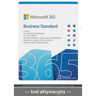 Microsoft Office 365 Business Standard dla firm ( Windows i MACoS ) Microsoft Office 365 Business Standard dla firm ( Windows i MACoS )