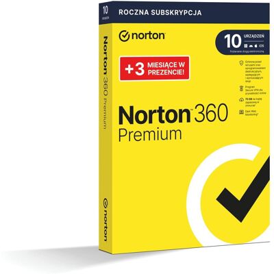 Symantec NORTON 360 PREMIUM 75GB PL 1 USER 10 DEVICE 15MO Symantec NORTON 360 PREMIUM 75GB PL 1 USER 10 DEVICE 15MO