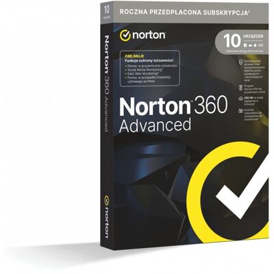 Symantec Norton Zaawansowany 200GB - Oprogramowanie Antywirusowe Symantec Norton Zaawansowany 200GB - Oprogramowanie Antywirusowe
