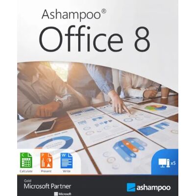 Ashampoo Office 8 - Windows, Do 5 komputerów, PDF/A, Pakiet Office Ashampoo Office 8 - Windows, Do 5 komputerów, PDF/A, Pakiet Office